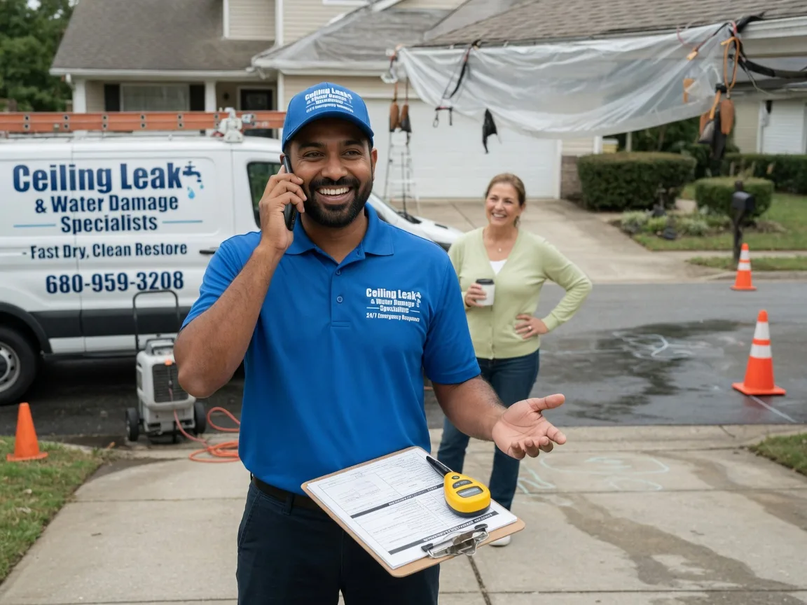 Ceiling Leak Cleanup Gillsville, GA FAQs